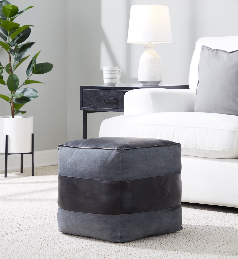 Cheerie I Black Pouf - Thumbnail - Image 2