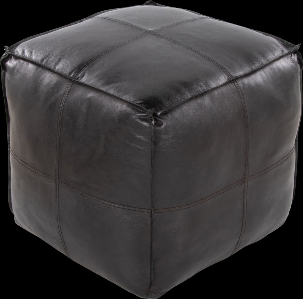 Cheerie II Black Pouf - Thumbnail - Image 4