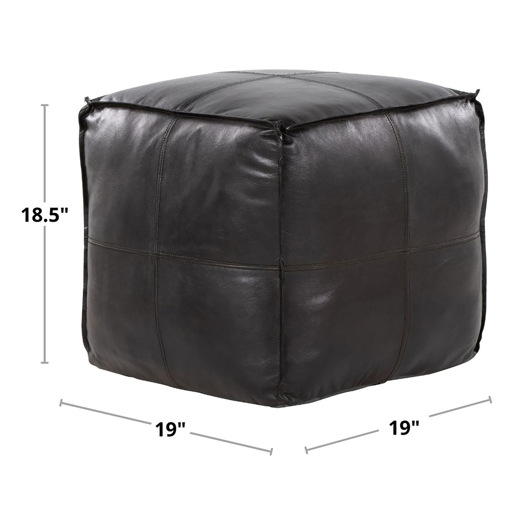 Cheerie II Black Pouf - Thumbnail - Image 6