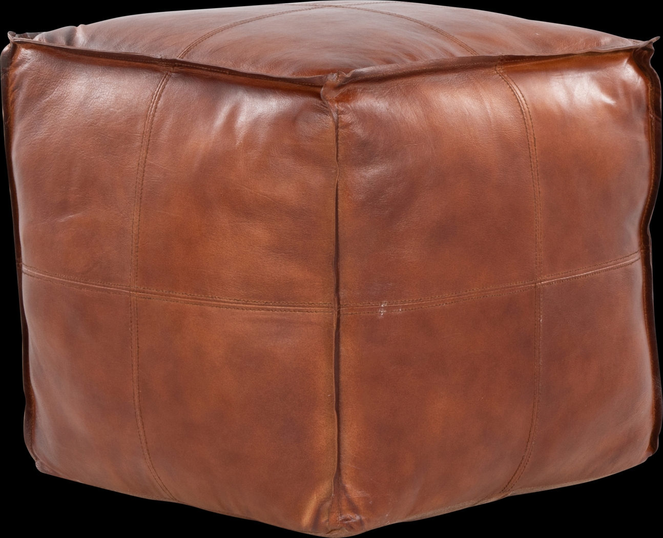 Cheerie II Espresso Pouf - Thumbnail - Image 1
