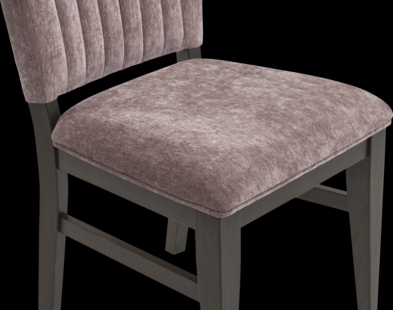 Cheetham Hill Espresso 90 in. 5 Pc Dining Room with Blush Chairs - Thumbnail - Image 9