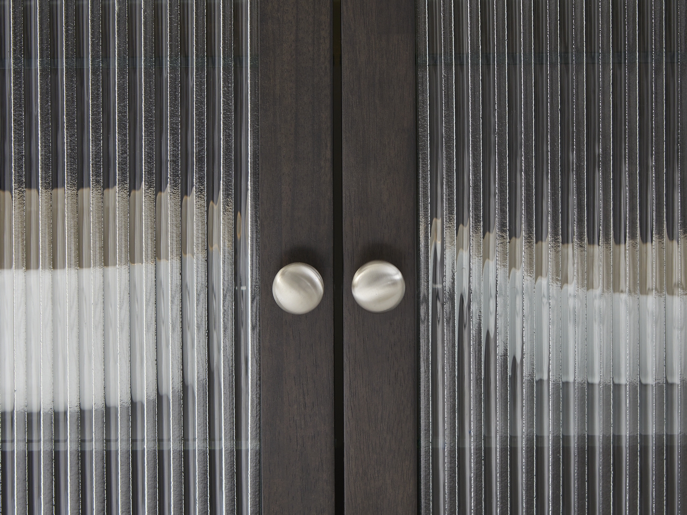 Cheetham Hill Espresso 90 in. 8 Pc Dining Room with Blue Chairs - Thumbnail - Image 6