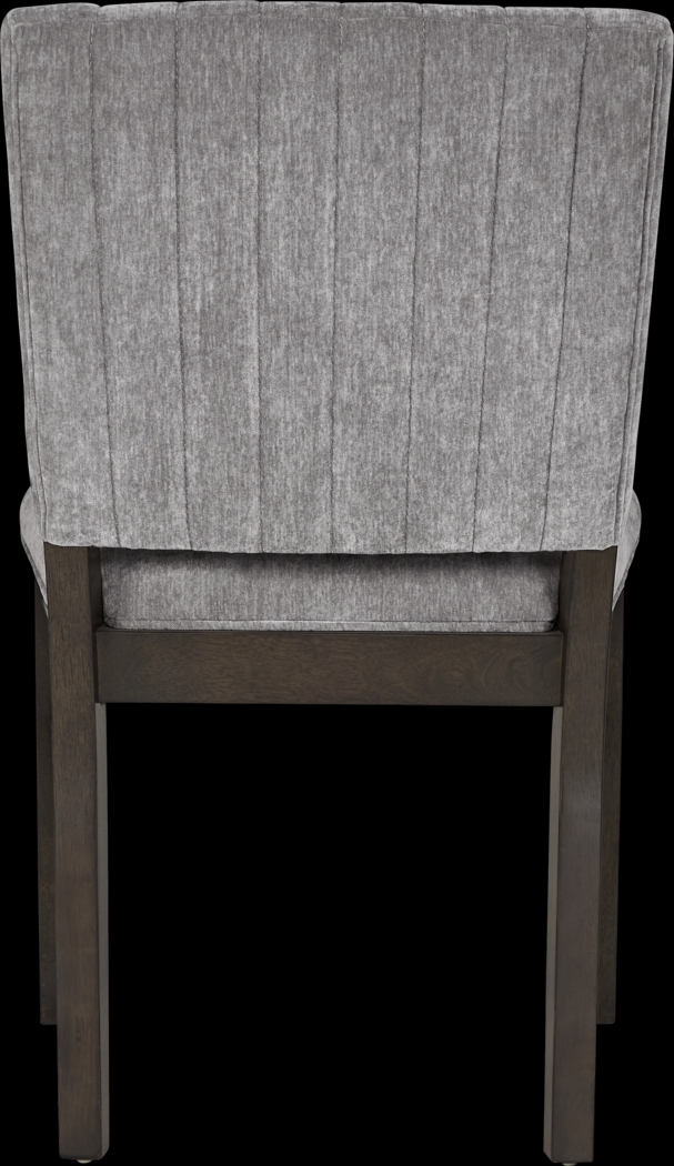 Cheetham Hill Espresso 90 in. 5 Pc Dining Room with Gray Chairs - Thumbnail - Image 8