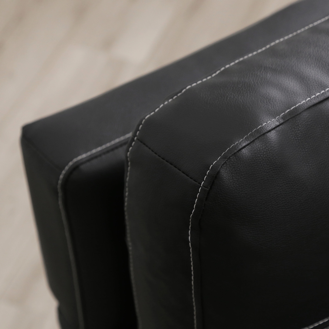 Cheever Black Convertible Futon Chair - Thumbnail - Image 5