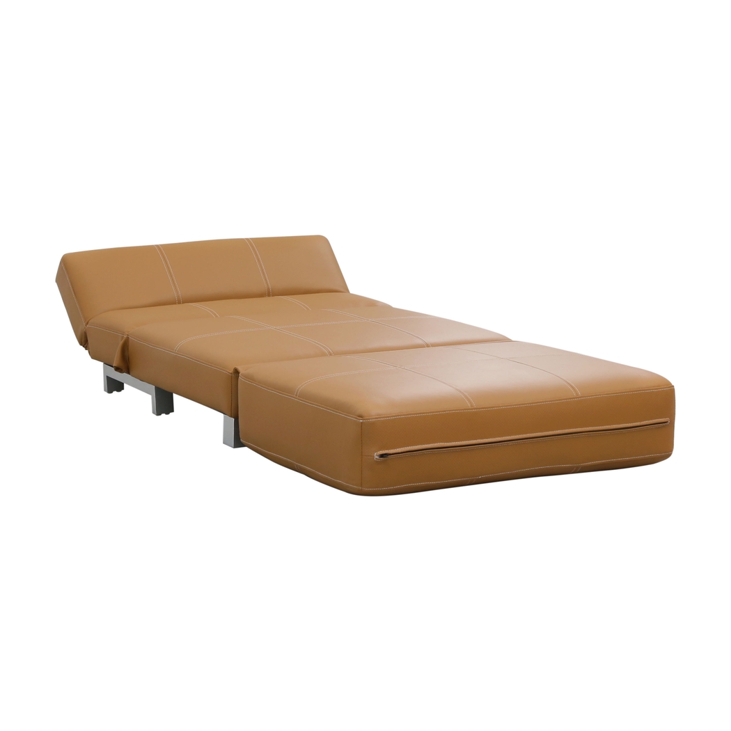 Cheever Camel Convertible Futon Chair - Thumbnail - Image 2