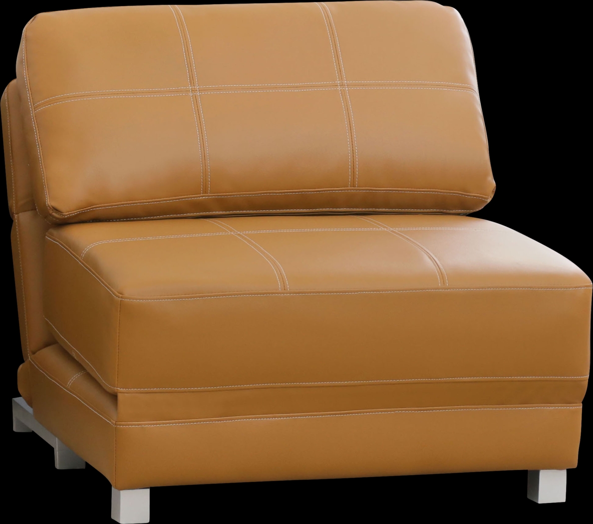 Cheever Camel Convertible Futon Chair - Thumbnail - Image 1