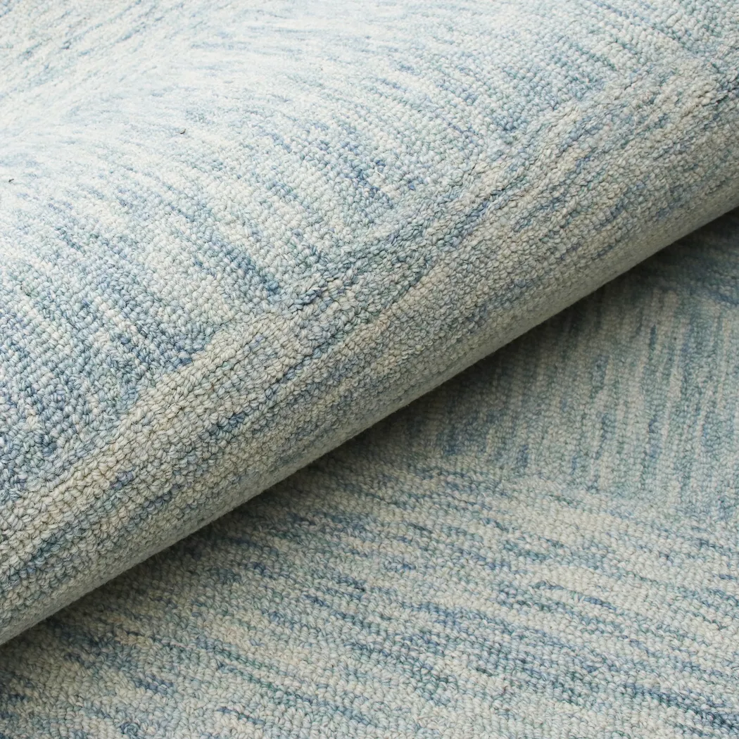 Chelsei Blue/Ivory 7'9 x 9'9 Rug - Thumbnail - Image 4