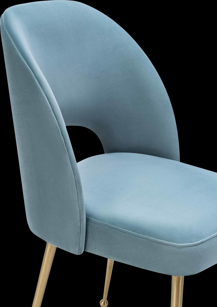Chelsera Blue Dining Chair - Thumbnail - Image 4