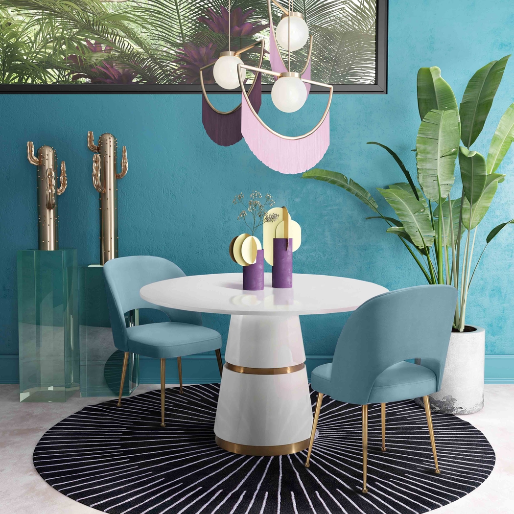 Chelsera Blue Dining Chair - Thumbnail - Image 8