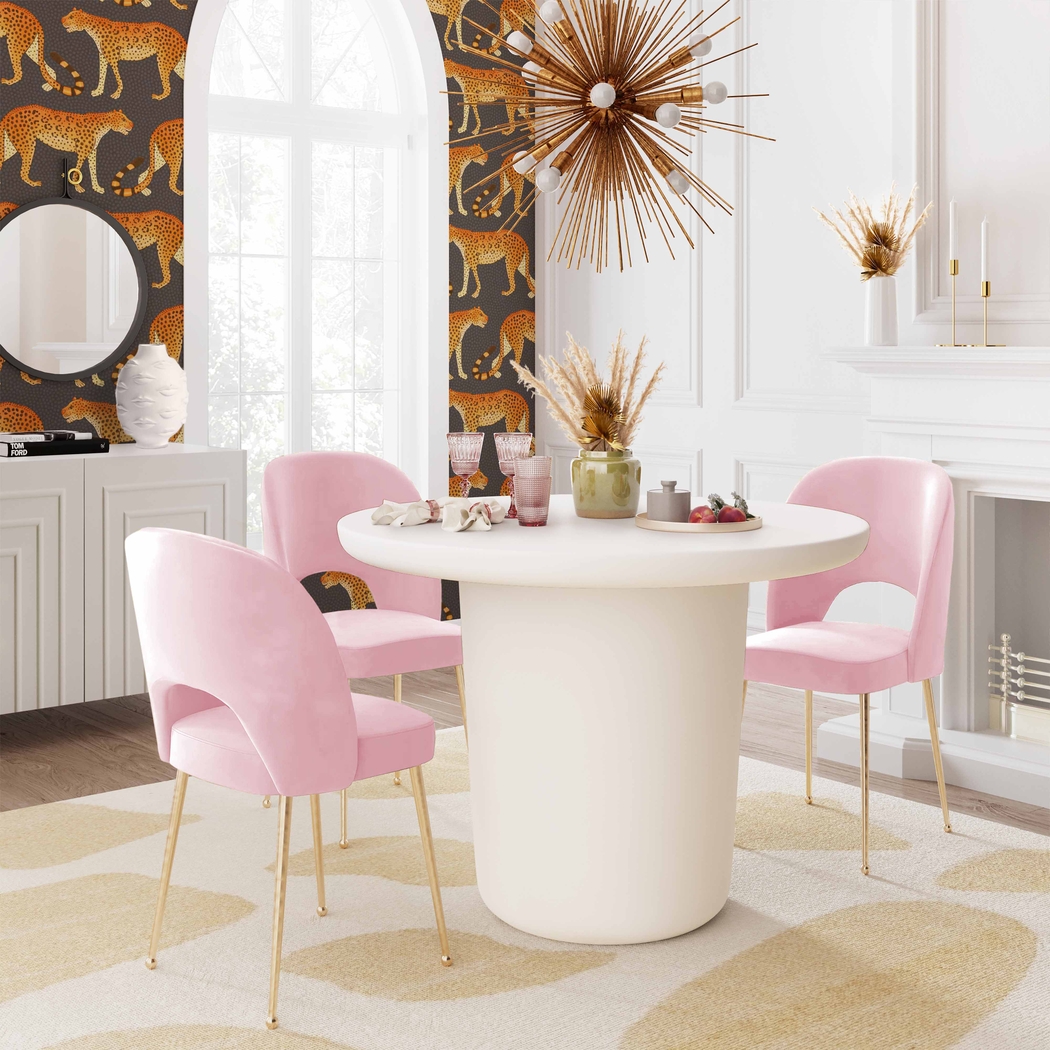 Chelsera Blush Dining Chair - Thumbnail - Image 7