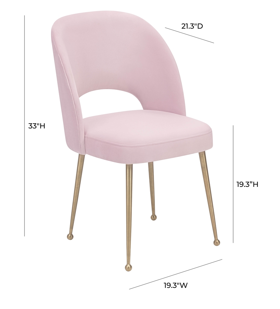 Chelsera Blush Dining Chair - Thumbnail - Image 10