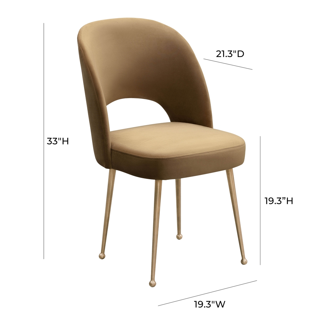 Chelsera Cognac Dining Chair - Thumbnail - Image 11