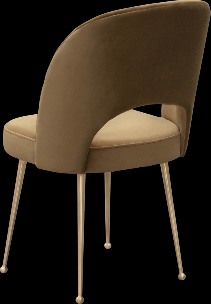 Chelsera Cognac Dining Chair - Thumbnail - Image 3