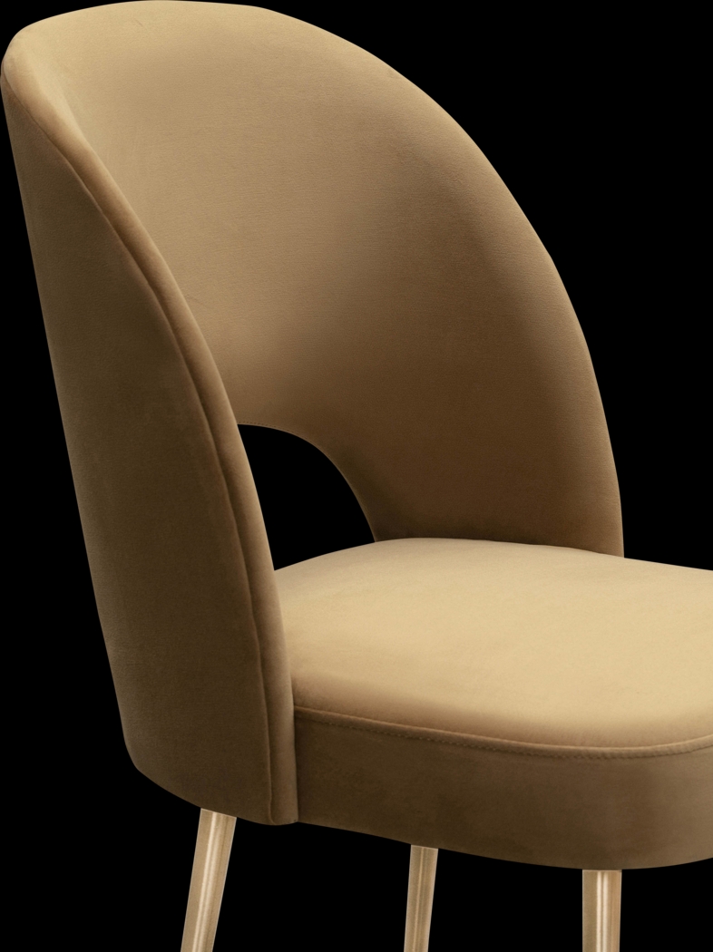 Chelsera Cognac Dining Chair - Thumbnail - Image 4
