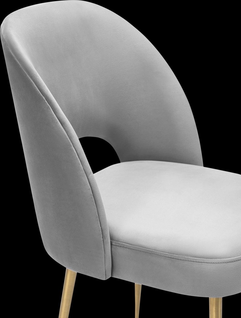 Chelsera Light Gray Dining Chair - Thumbnail - Image 4