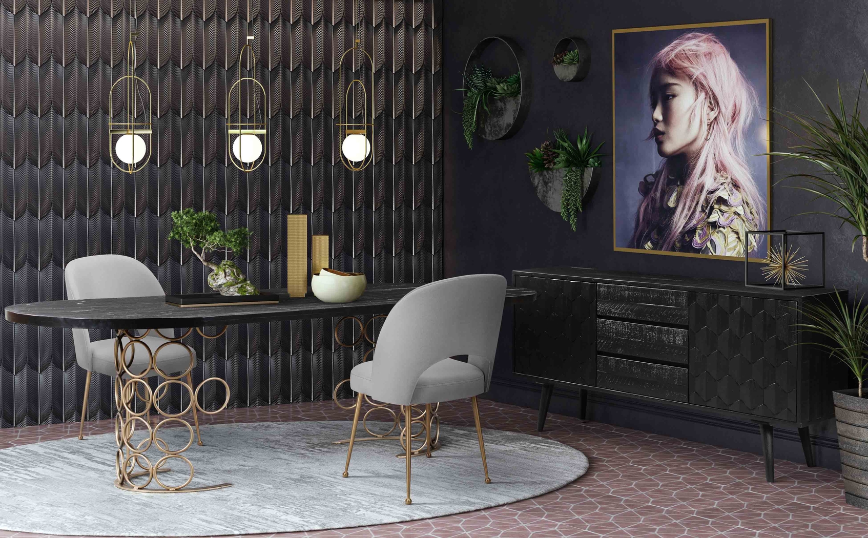 Chelsera Light Gray Dining Chair - Thumbnail - Image 5