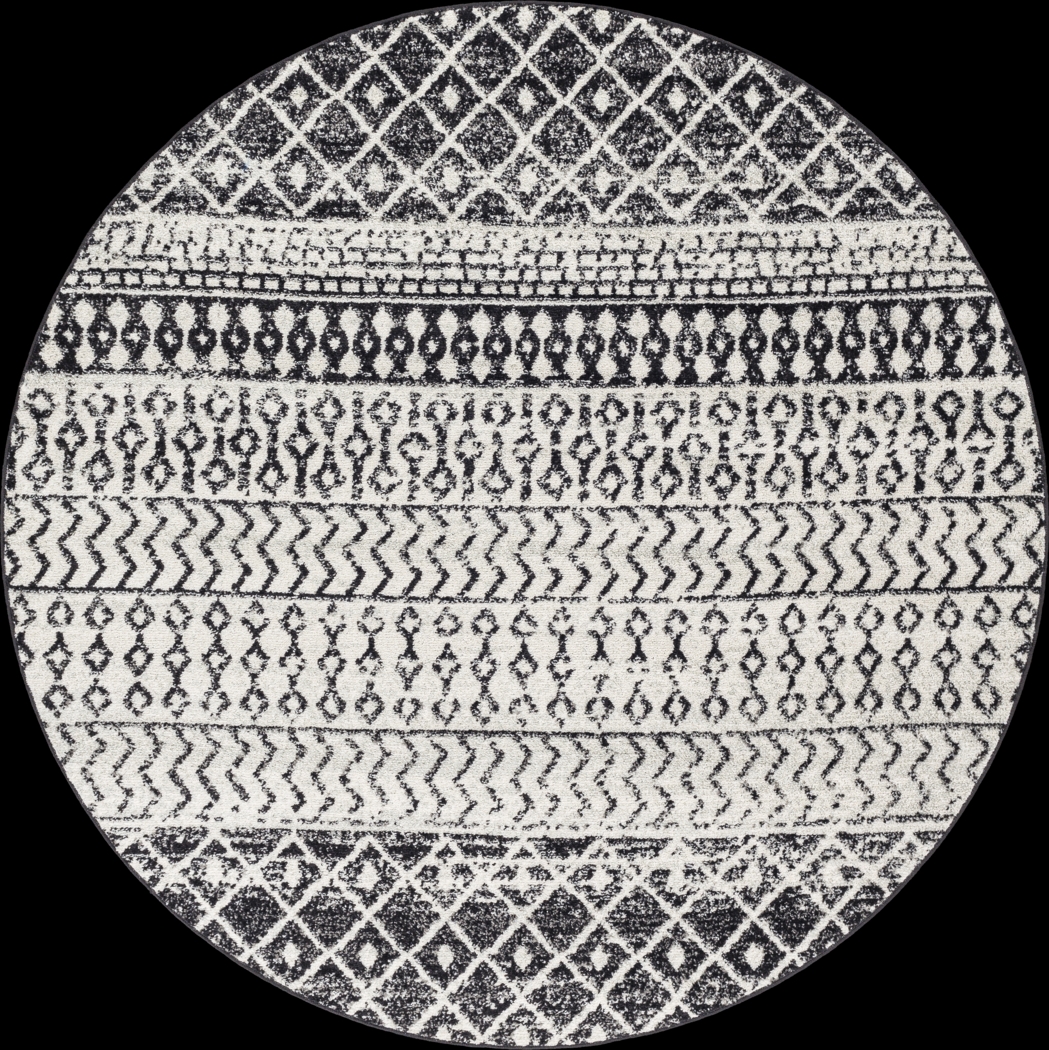 Chelsina I Gray 6' Round Rug - Thumbnail - Image 1