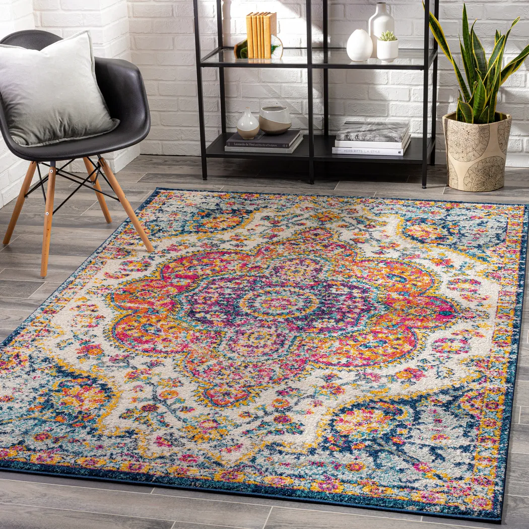 Chelsina II Multi 6'7 x 9' Rug - Thumbnail - Image 6