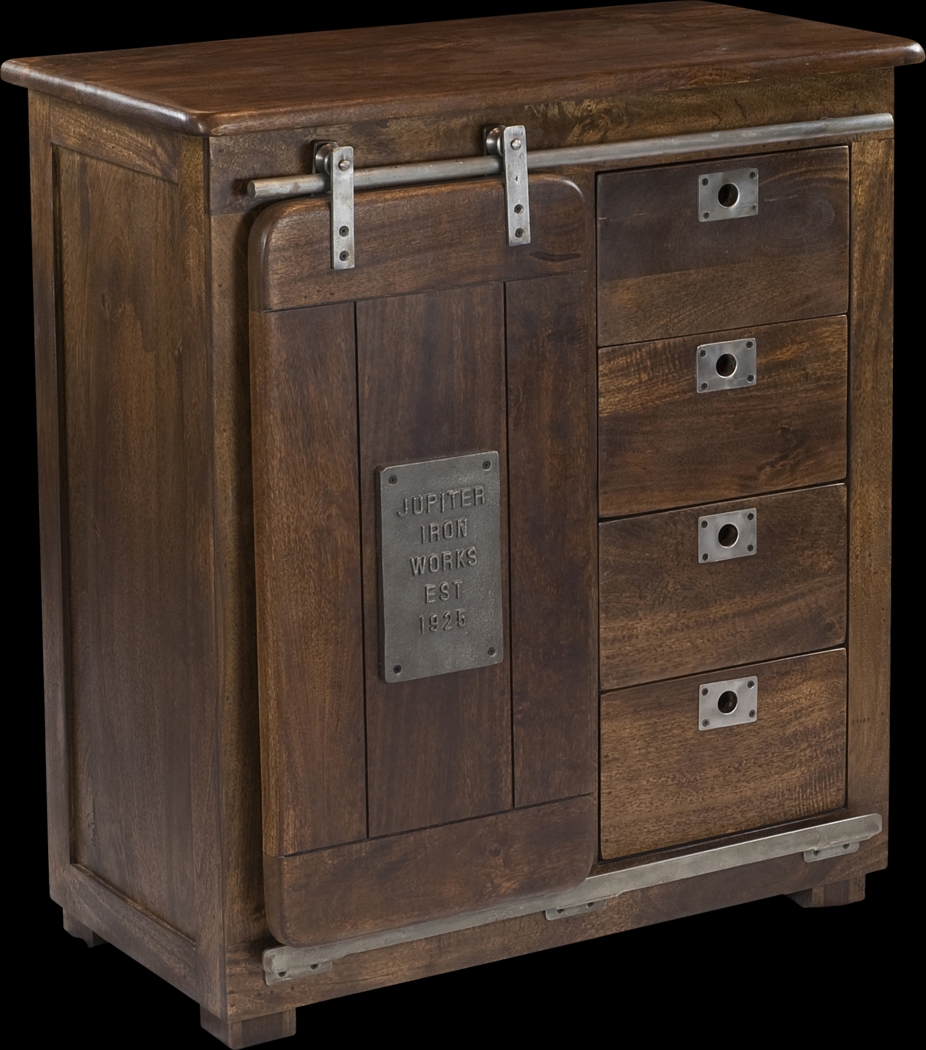 Chelveston Brown Accent Cabinet - Thumbnail - Image 1