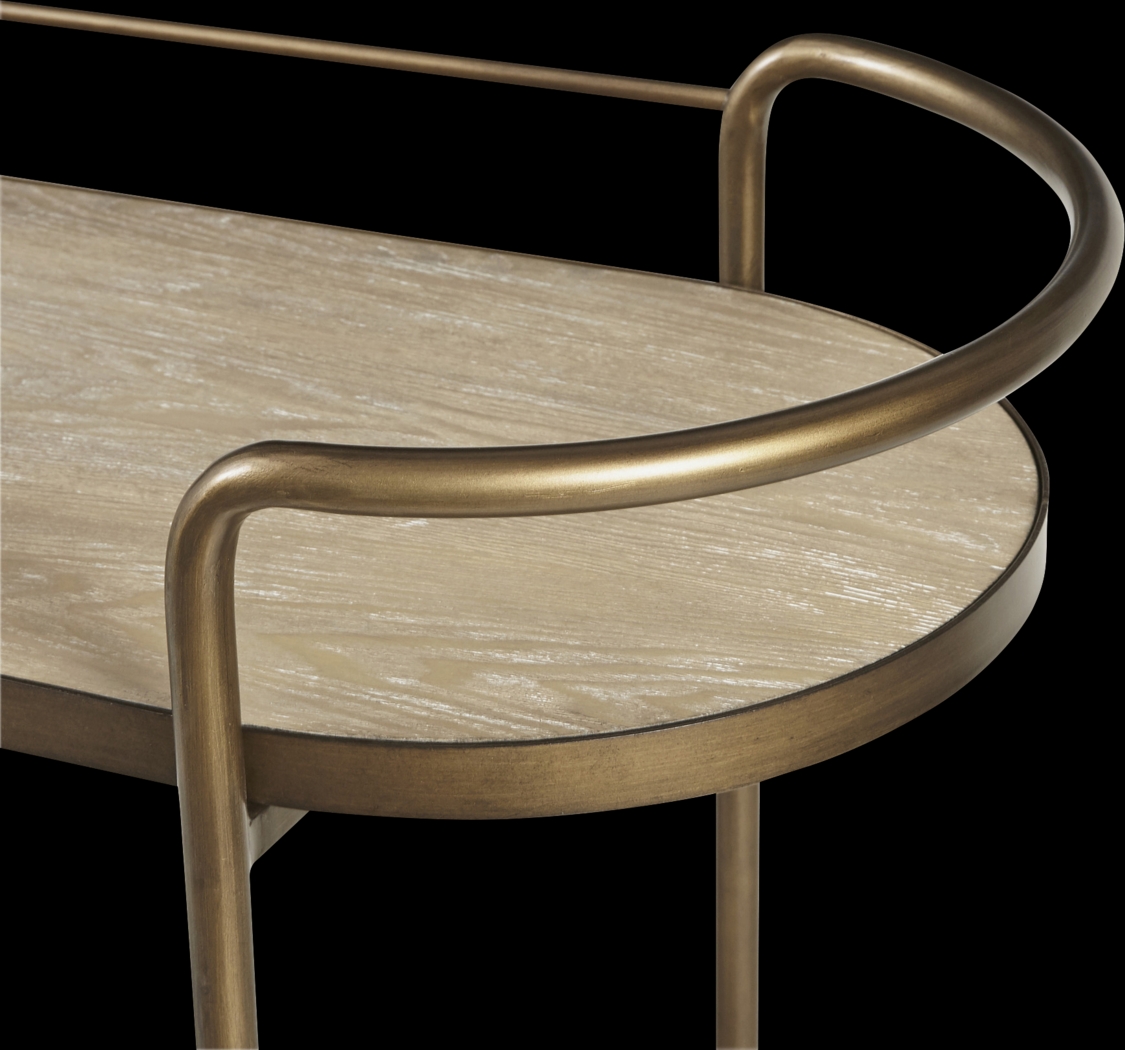 Chelwood Natural Bar Cart - Thumbnail - Image 4