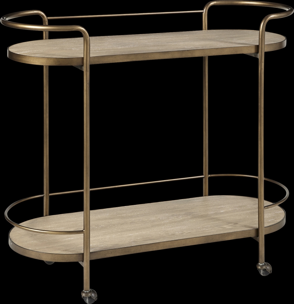 Chelwood Natural Bar Cart - Thumbnail - Image 1