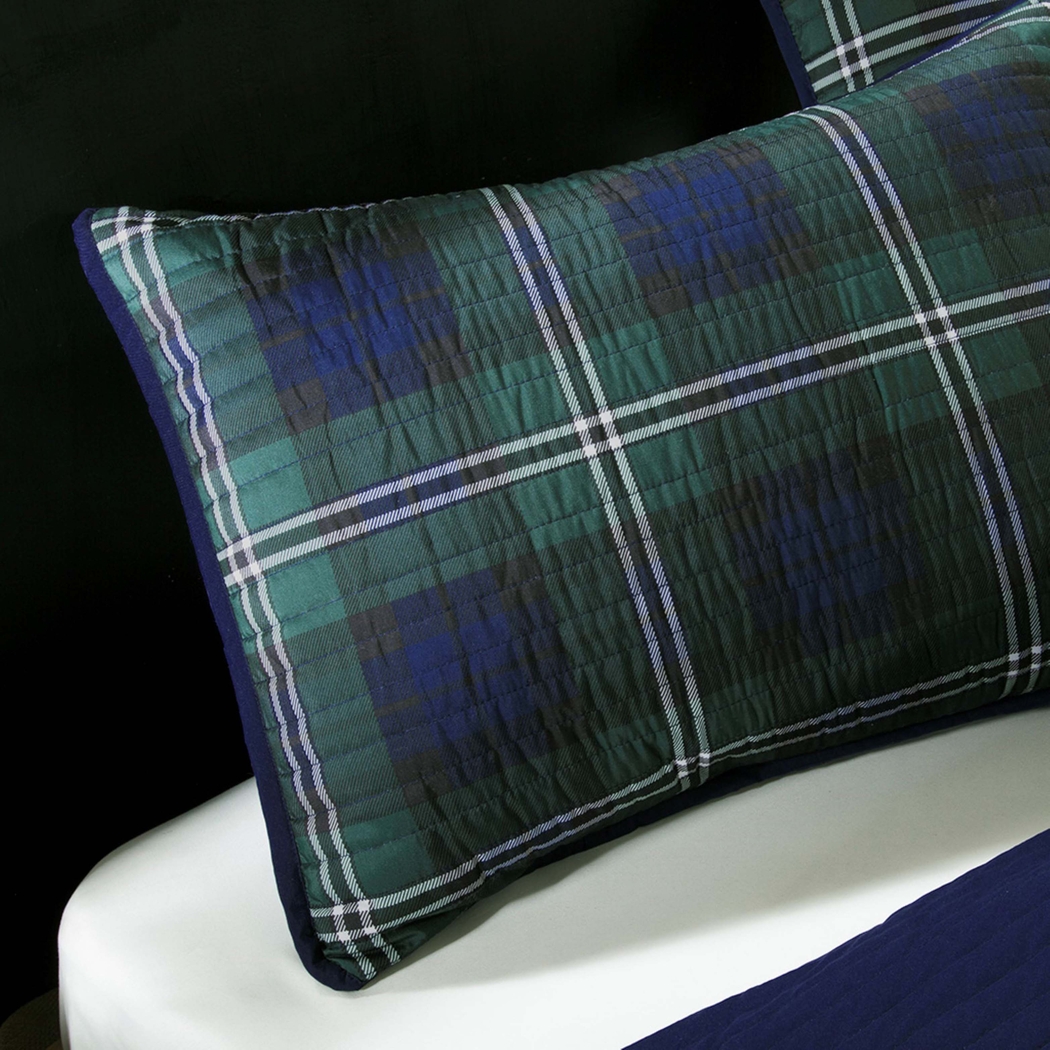 Chemia Blue Full Quilt Set - Thumbnail - Image 4