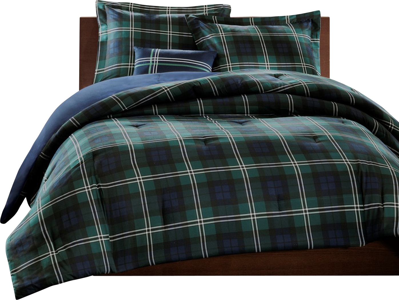 Chemia Blue Full Quilt Set - Thumbnail - Image 1