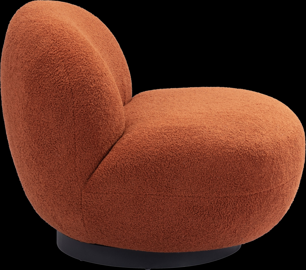 Chenega Orange Accent Chair - Thumbnail - Image 5