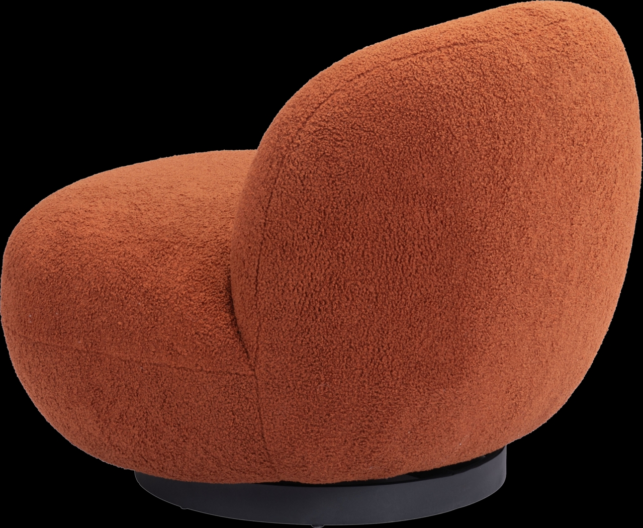 Chenega Orange Accent Chair - Thumbnail - Image 7