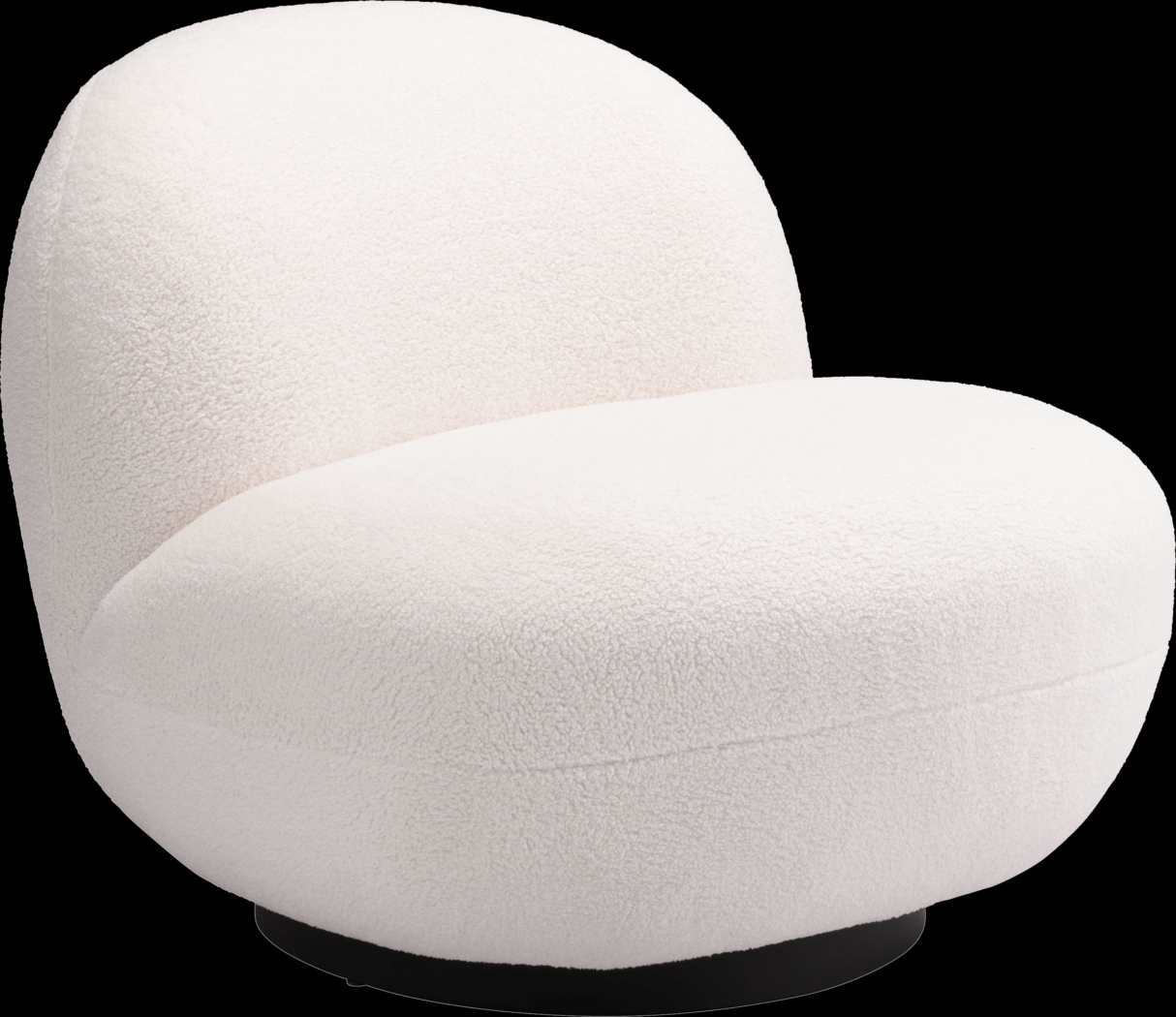 Chenega White Accent Chair - Thumbnail - Image 1