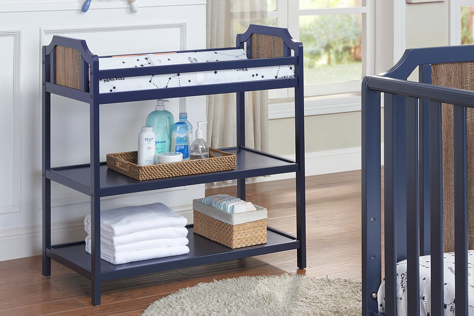 Kids Cheno Blue Changing Table - Thumbnail - Image 3