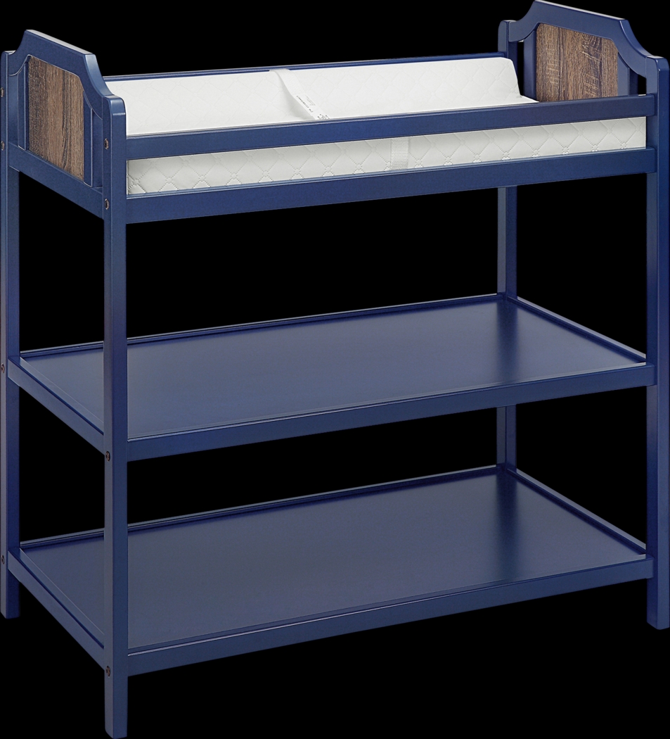 Kids Cheno Blue Changing Table - Thumbnail - Image 1