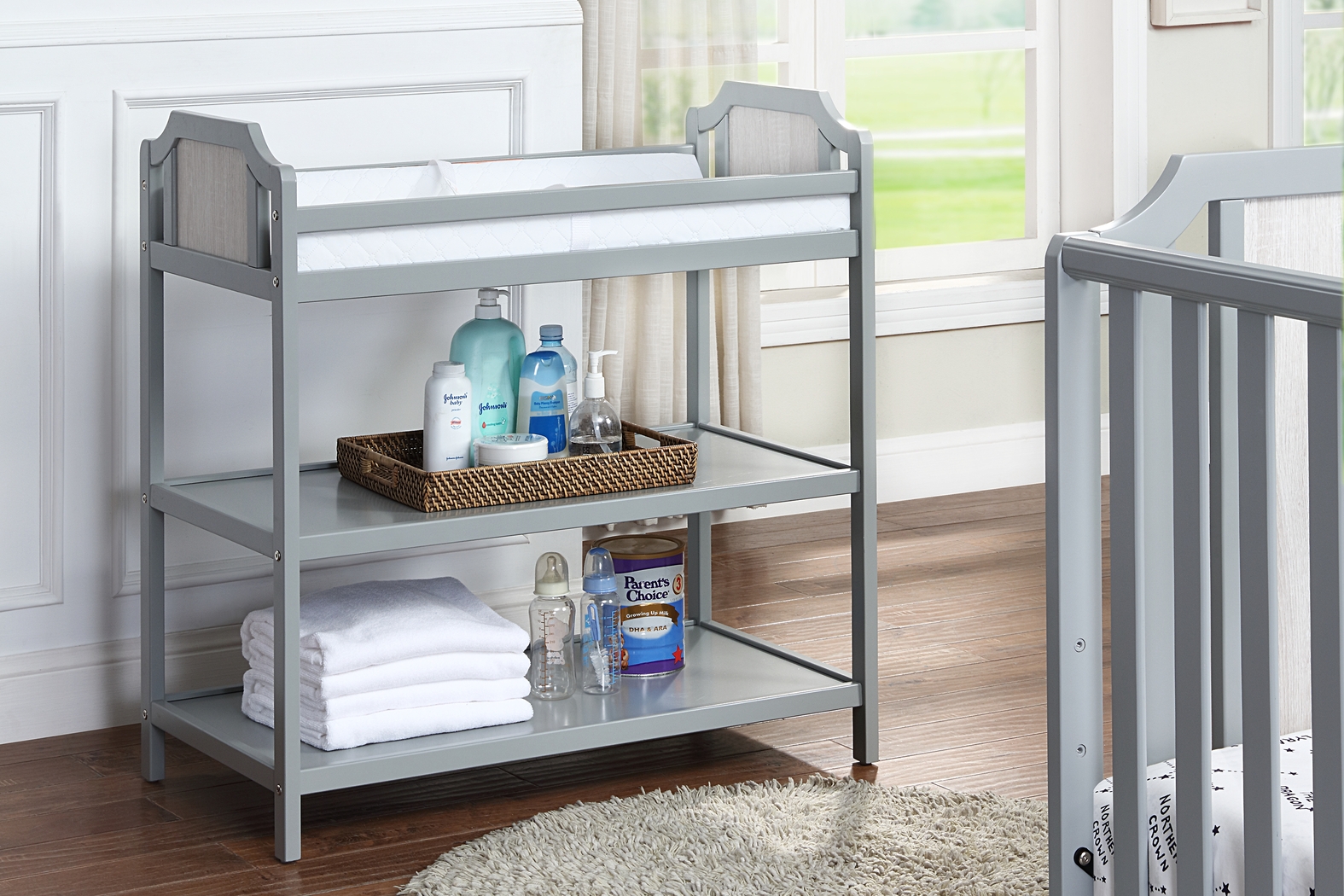 Kids Cheno Gray Changing Table - Thumbnail - Image 3