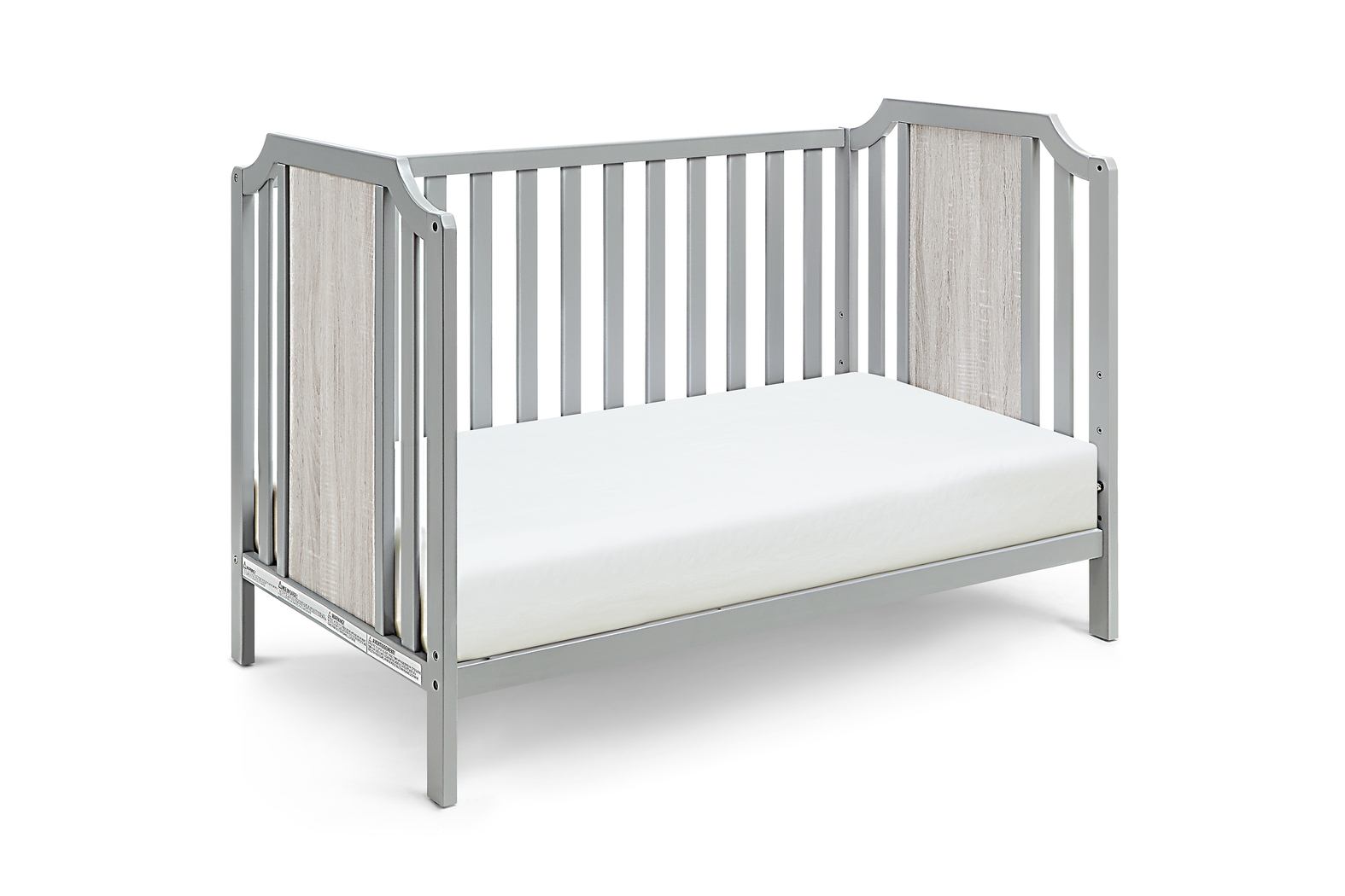 Kids Cheno Gray Crib - Thumbnail - Image 4