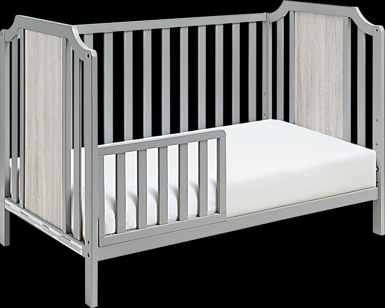 Cheno Gray Toddler Guardrail - Thumbnail - Image 1
