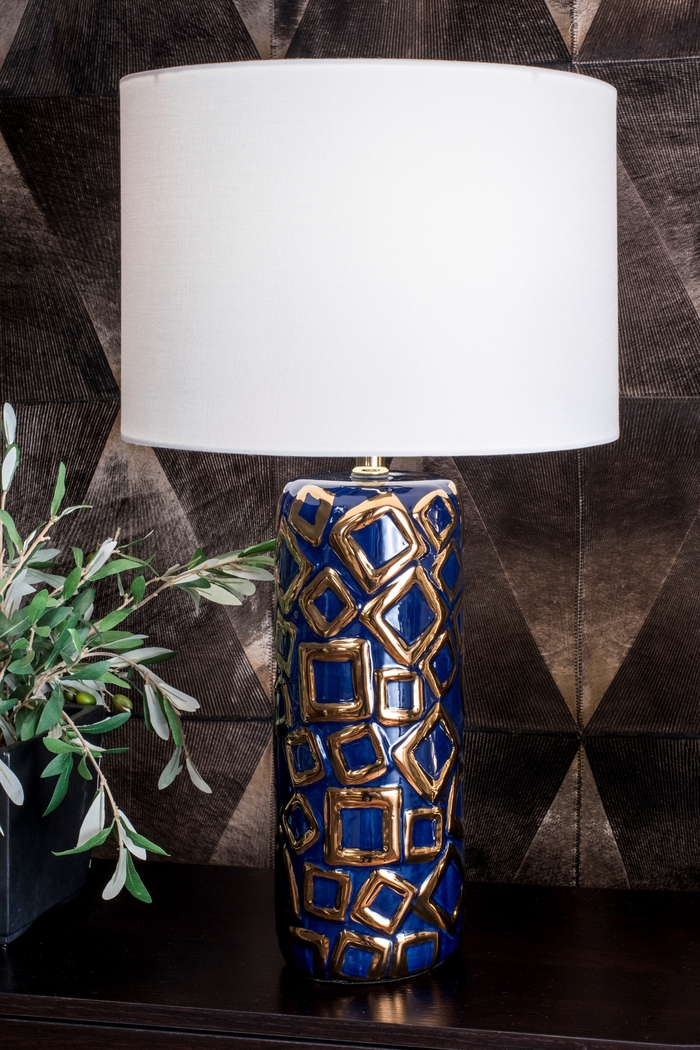 Chentelle Blue Lamp - Thumbnail - Image 2