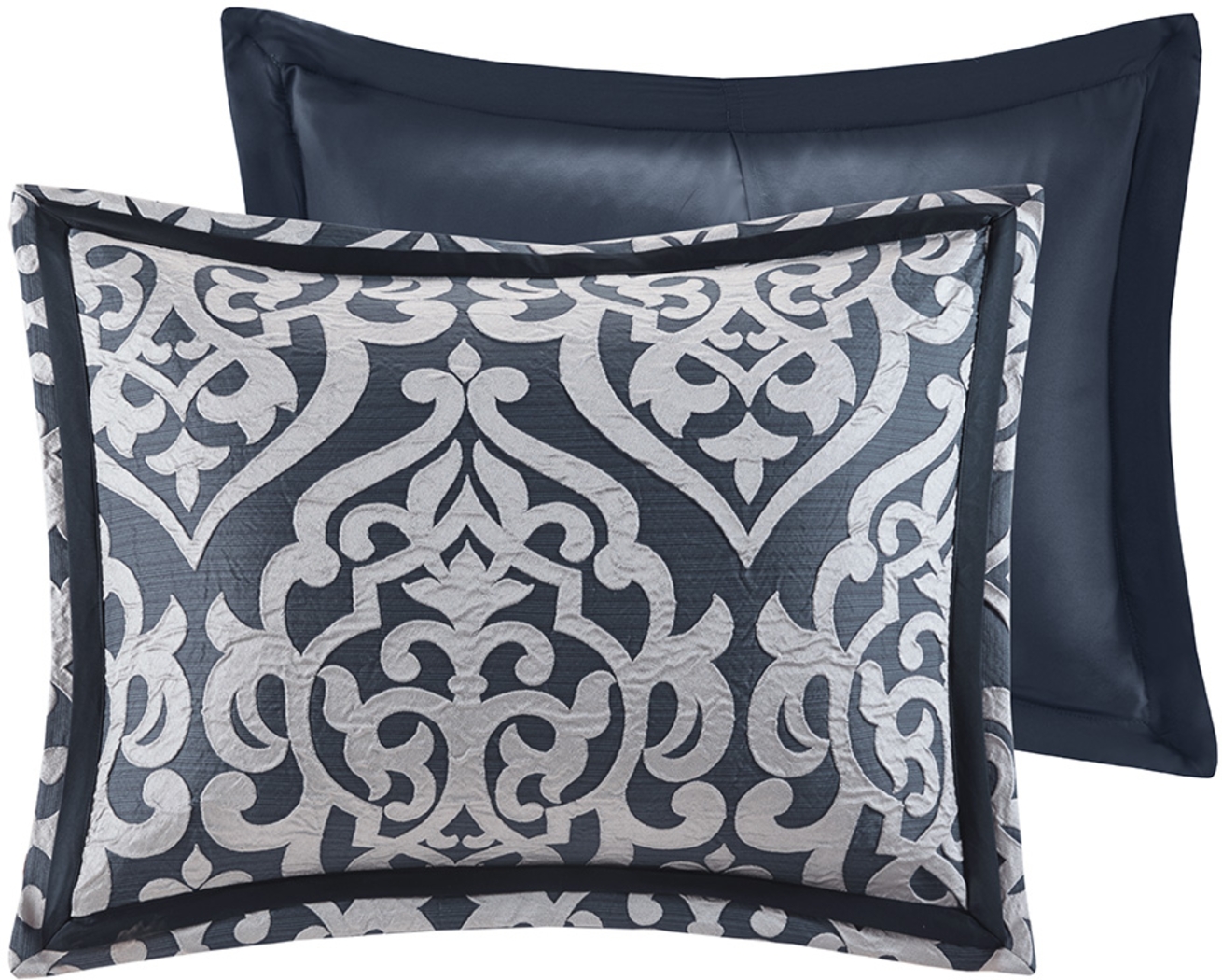 Cherbourg Blue 8 Pc California King Comforter Set - Thumbnail - Image 3