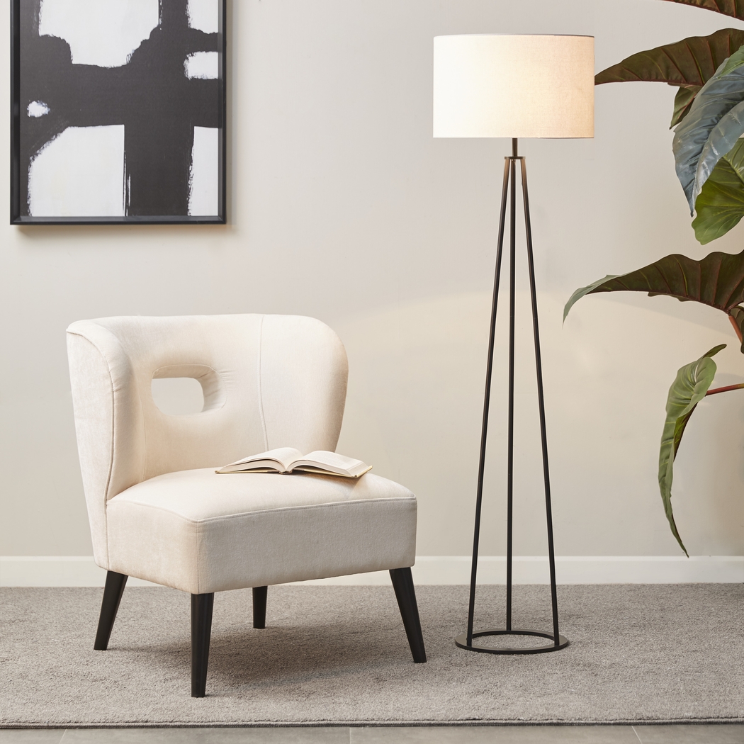 Cheri Peak Black Floor Lamp - Thumbnail - Image 6