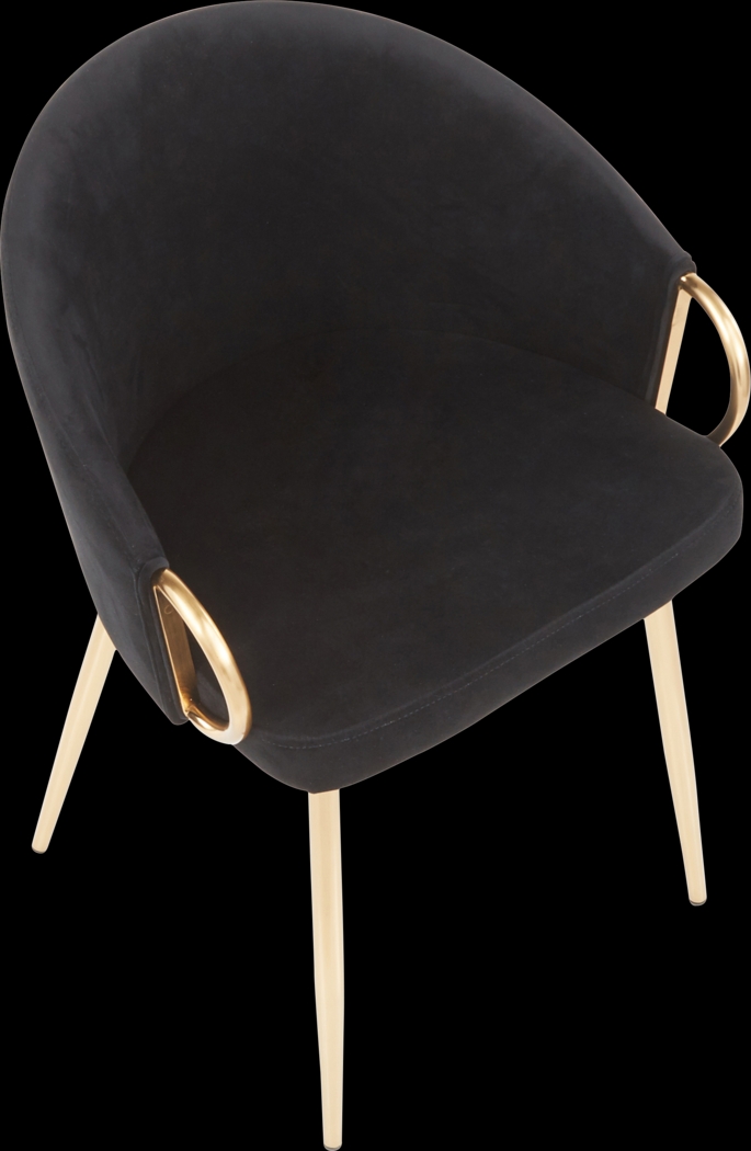 Cherlyn Black Side Chair - Thumbnail - Image 5