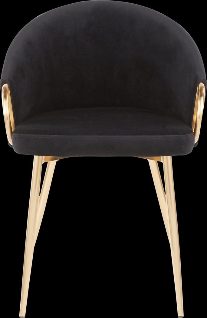 Cherlyn Black Side Chair - Thumbnail - Image 1
