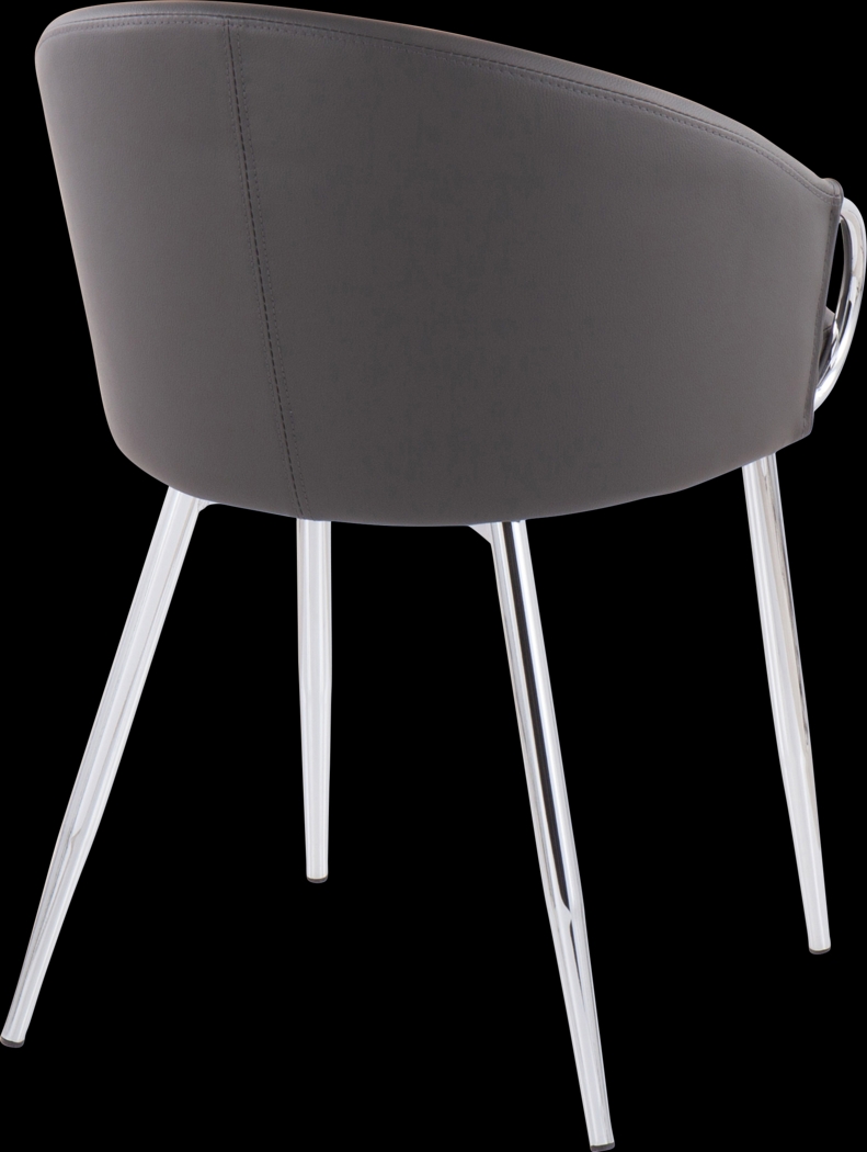 Cherlyn Gray Side Chair - Thumbnail - Image 3