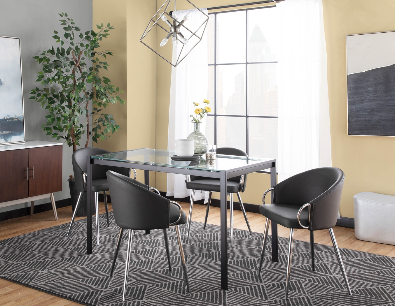 Cherlyn Gray Side Chair - Thumbnail - Image 9