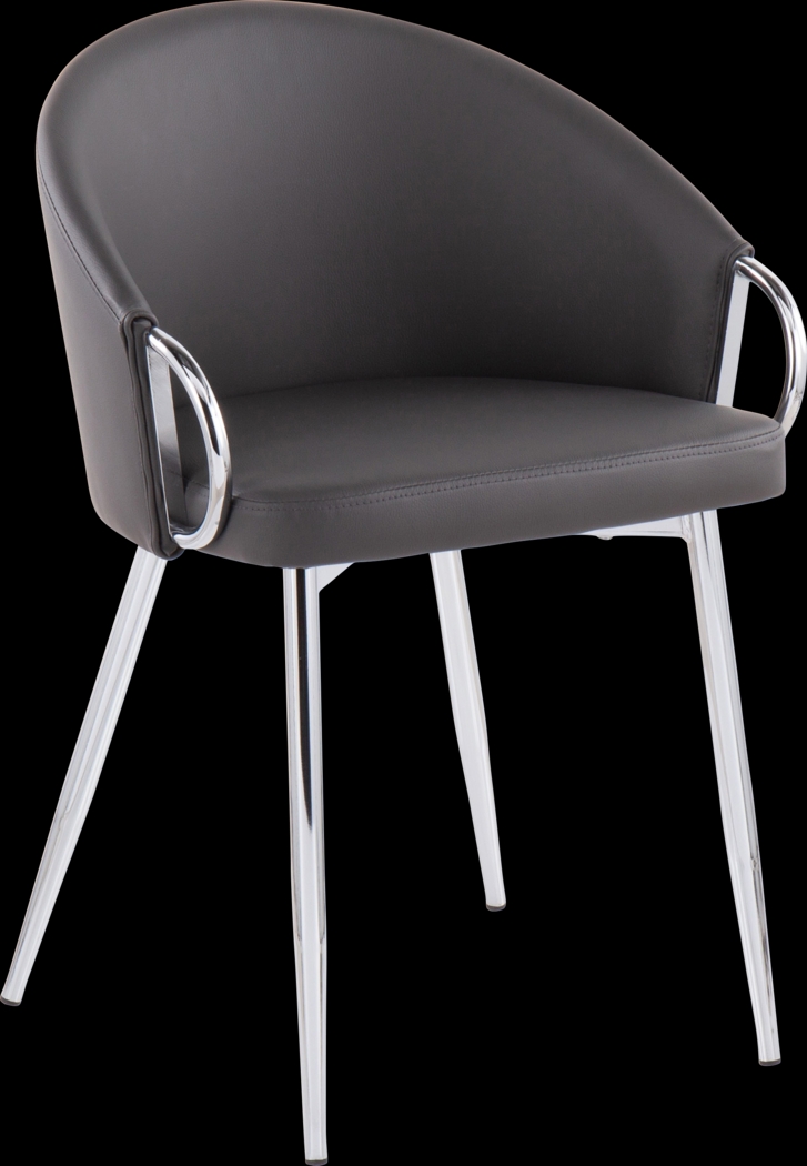 Cherlyn Gray Side Chair - Thumbnail - Image 1