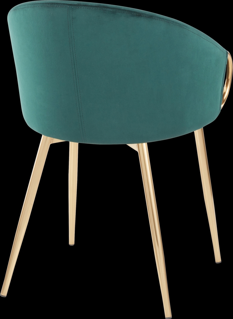 Cherlyn Green Side Chair - Thumbnail - Image 3