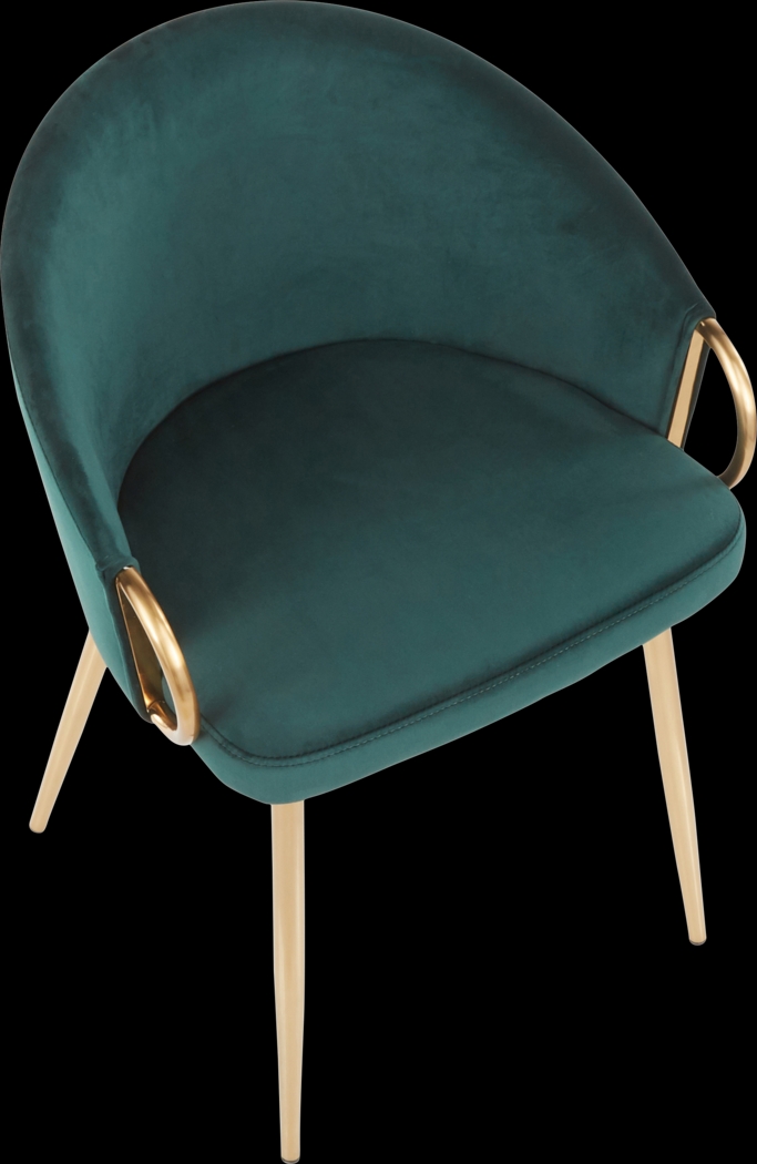 Cherlyn Green Side Chair - Thumbnail - Image 5