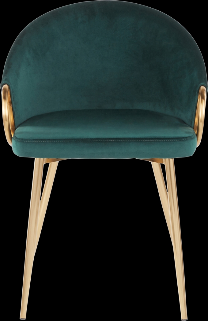 Cherlyn Green Side Chair - Thumbnail - Image 1
