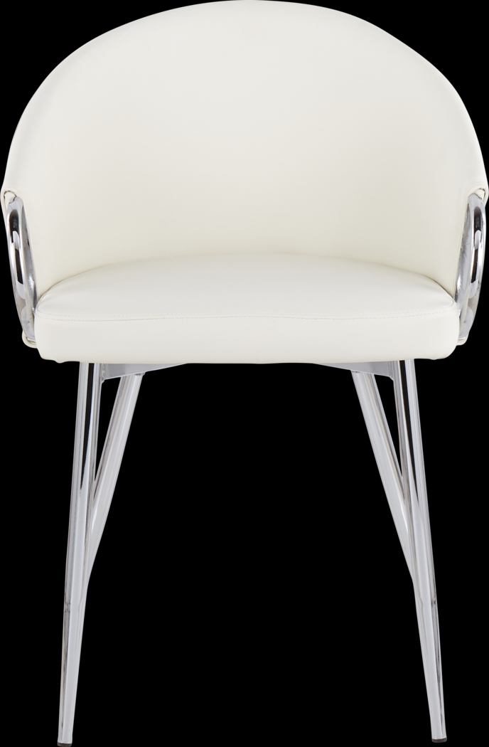 Cherlyn White Side Chair - Thumbnail - Image 5