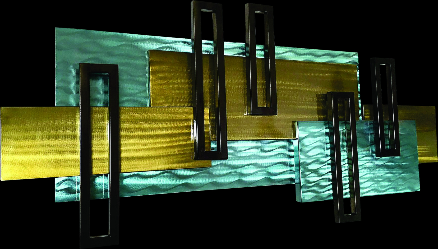 Cherrelle Blue Indoor/Outdoor Wall Art - Thumbnail - Image 1