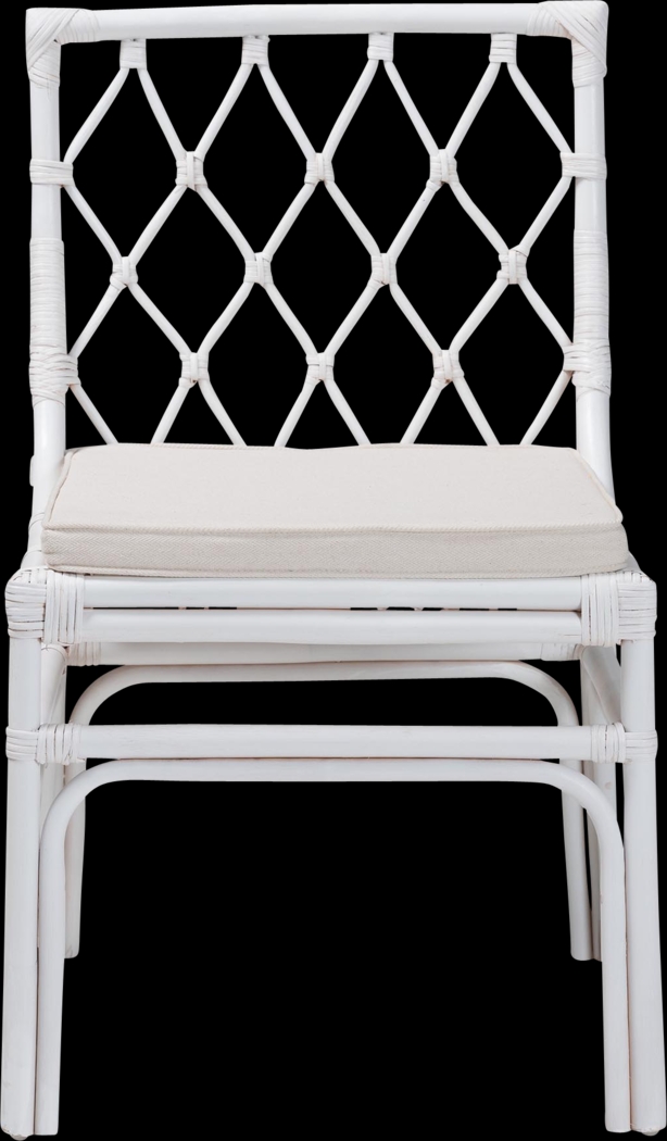 Cherrington White Dining Chair - Thumbnail - Image 3