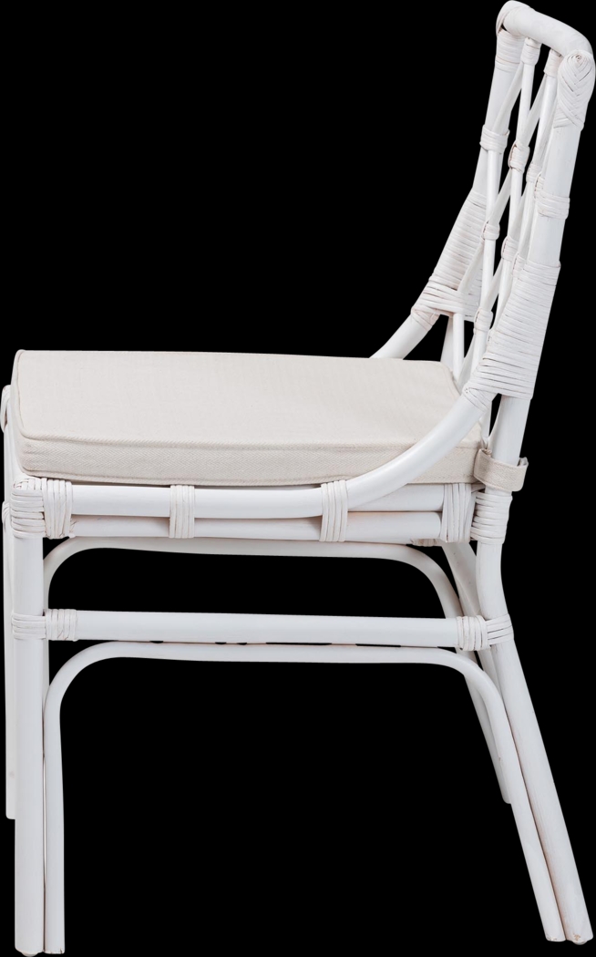 Cherrington White Dining Chair - Thumbnail - Image 4